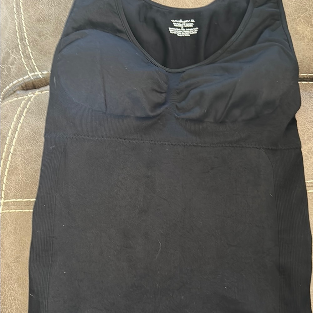 Cami Shaper Black Tank Top XL - Picture 2 of 3